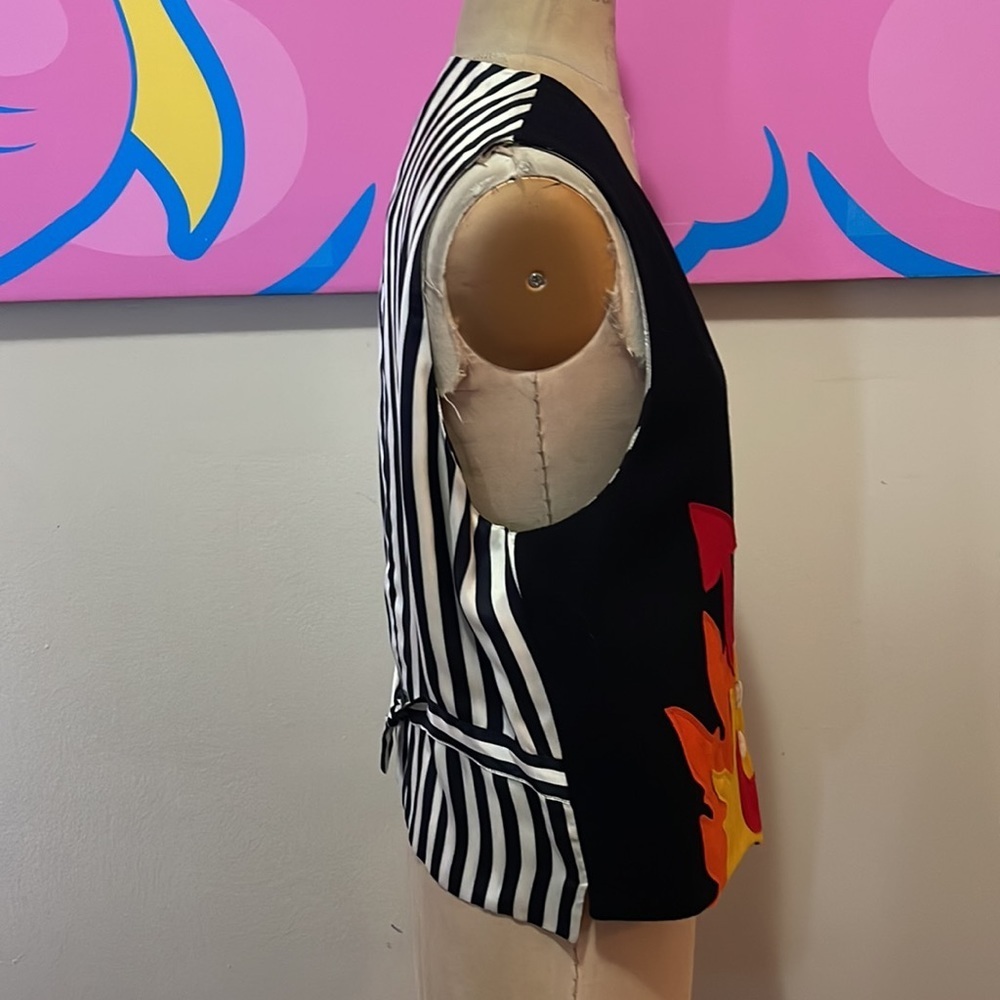 Moschino Cheap Chic Flames Wings Devil Angel vest - Picture 5 of 10